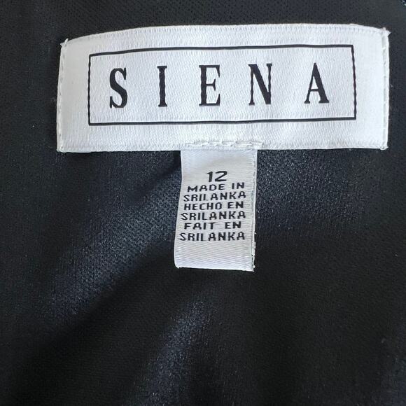 Y2K Sequin Slip Dress Size 12 Blue Green Black Party Prom Babydoll Cocktail - Picture 6 of 8